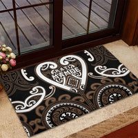 Aotearoa Kati Mamoe Rubber Doormat Maori Tribal Pattern LT05 - Polynesian Pride