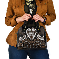 Aotearoa Kati Mamoe Shoulder Handbag Maori Tribal Pattern LT05 - Polynesian Pride