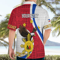 Personalized Philippines Hawaiian Shirt The Eight-Rayed Sun Bald Eagle Polynesian Pattern LT05 - Polynesian Pride