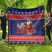 Samoa Christmas Quilt Samoan Santa Claus Manuia Le Kerisimasi LT05 - Polynesian Pride