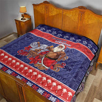 Samoa Christmas Quilt Samoan Santa Claus Manuia Le Kerisimasi LT05 - Polynesian Pride