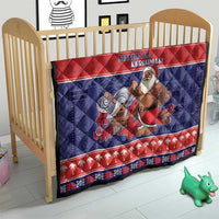Samoa Christmas Quilt Samoan Santa Claus Manuia Le Kerisimasi LT05 - Polynesian Pride