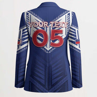 Super Toa Samoa Rugby Custom Blazer Warrior Spirit LT05