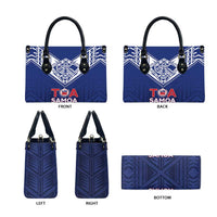Super Toa Samoa Rugby Leather Bag Warrior Spirit LT05