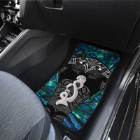 New Zealand Aotearoa Car Mats Maori Taniwha Paua Shell