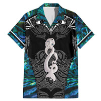 New Zealand Aotearoa Family Matching Mermaid Dress and Hawaiian Shirt Maori Taniwha Paua Shell