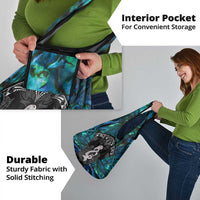 New Zealand Aotearoa Grocery Bag Maori Taniwha Paua Shell