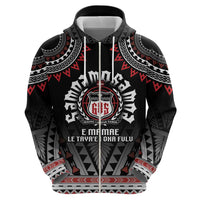 Personalised Samoa Black Saturday Hoodie Samoa For Samoans LT05 - Polynesian Pride