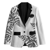 Custom New Zealand Football Blazer Aotearoa Pride LT05 Unisex White - Polynesian Pride