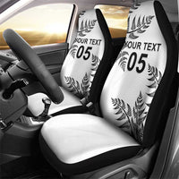 Custom New Zealand Football Car Seat Cover Aotearoa Pride - Polynesian Pride