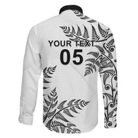 Custom New Zealand Football Family Matching Off Shoulder Maxi Dress and Hawaiian Shirt Aotearoa Pride - Polynesian Pride