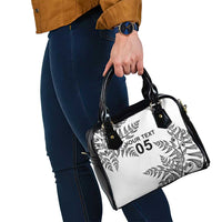 Custom New Zealand Football Shoulder Handbag Aotearoa Pride - Polynesian Pride