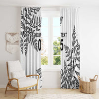 Custom New Zealand Football Window Curtain Aotearoa Pride LT05 - Polynesian Pride
