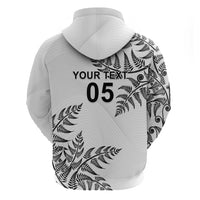 Custom New Zealand Football Zip Hoodie Aotearoa Pride LT05 - Polynesian Pride