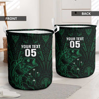 Custom New Zealand Fishing Laundry Basket Maori Tribal Pattern LT05 - Polynesian Pride