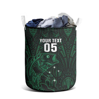 Custom New Zealand Fishing Laundry Basket Maori Tribal Pattern LT05 - Polynesian Pride