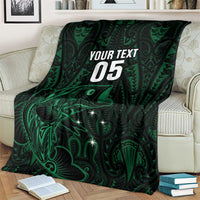 Custom New Zealand Fishing Blanket Maori Tribal Pattern - Polynesian Pride