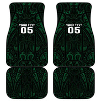 Custom New Zealand Fishing Car Mats Maori Tribal Pattern - Polynesian Pride