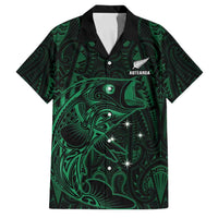Custom New Zealand Fishing Family Matching Off Shoulder Maxi Dress and Hawaiian Shirt Maori Tribal Pattern - Polynesian Pride