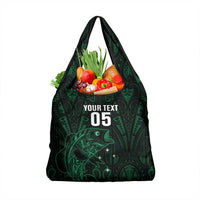 Custom New Zealand Fishing Grocery Bag Maori Tribal Pattern - Polynesian Pride