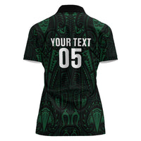 Custom New Zealand Fishing Women Polo Shirt Maori Tribal Pattern LT05 - Polynesian Pride