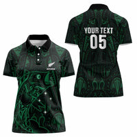 Custom New Zealand Fishing Women Polo Shirt Maori Tribal Pattern LT05 - Polynesian Pride