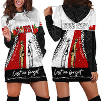 Personalised Tonga ANZAC Day Te Tau Manatui Kinautolu Hoodie Dress Lest We Forget LT05 - Polynesian Pride