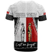 Personalised Tonga ANZAC Day Te Tau Manatui Kinautolu T Shirt Lest We Forget LT05 - Polynesian Pride