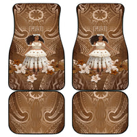 Bula Fiji Women's Day Car Mats With Fijian Tapa Pattern