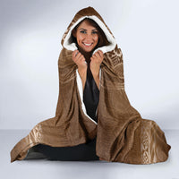 Bula Fiji Women's Day Hooded Blanket With Fijian Tapa Pattern LT05 - Polynesian Pride