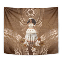 Bula Fiji Women's Day Tapestry With Fijian Tapa Pattern LT05 - Polynesian Pride