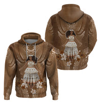 Bula Fiji Women's Day Zip Hoodie With Fijian Tapa Pattern LT05 - Polynesian Pride