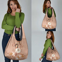 Hawaii Women's Day Grocery Bag With Polynesian Pattern