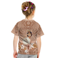 Hawaii Women's Day Kid T Shirt With Polynesian Pattern LT05 - Polynesian Pride