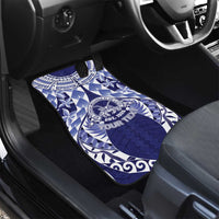 Personalised Tonga Queen Salote College Car Mats Centenary Navy Version