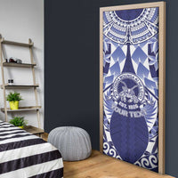 Personalised Tonga Queen Salote College Door Cover Centenary Navy Version