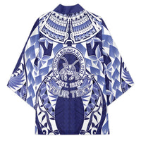 Personalised Tonga Queen Salote College Kimono Centenary Navy Version