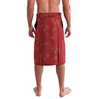 Hawaii Ohia Lehua Lavalava Tropical Vibes Crimson