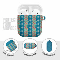 Hawaii Ohia Lehua AirPods Case Tropical Vibes Teal