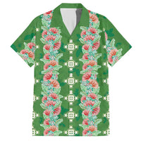 Hawaii Ohia Lehua Hawaiian Shirt Tropical Vibes Green LT05 Green - Polynesian Pride