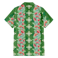Hawaii Ohia Lehua Hawaiian Shirt Tropical Vibes Green LT05 - Polynesian Pride