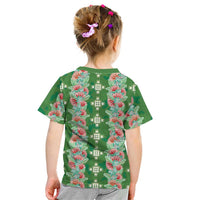 Hawaii Ohia Lehua Kid T Shirt Tropical Vibes Green
