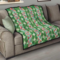 Hawaii Ohia Lehua Quilt Tropical Vibes Green