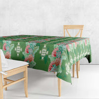 Hawaii Ohia Lehua Tablecloth Tropical Vibes Green
