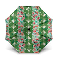 Hawaii Ohia Lehua Umbrella Tropical Vibes Green
