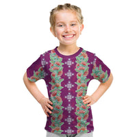 Hawaii Ohia Lehua Kid T Shirt Tropical Vibes Fuchsia LT05 Fuchsia - Polynesian Pride