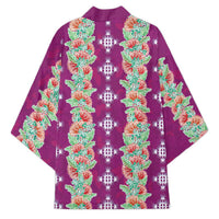 Hawaii Ohia Lehua Kimono Tropical Vibes Fuchsia