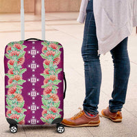 Hawaii Ohia Lehua Luggage Cover Tropical Vibes Fuchsia LT05 Fuchsia - Polynesian Pride