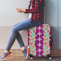 Hawaii Ohia Lehua Luggage Cover Tropical Vibes Fuchsia LT05 - Polynesian Pride