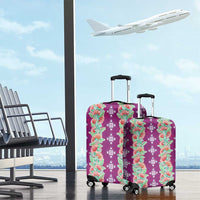 Hawaii Ohia Lehua Luggage Cover Tropical Vibes Fuchsia LT05 - Polynesian Pride
